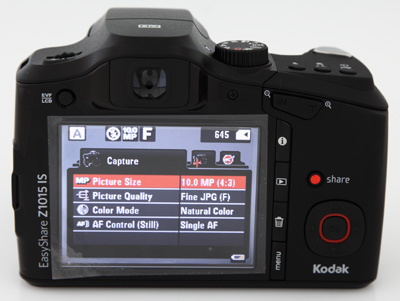 Kodak EasyShare Z1015 IS Review