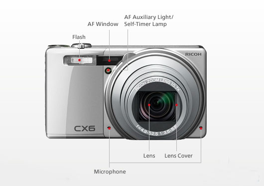 Ricoh CX6 Compact Digital Camera Review